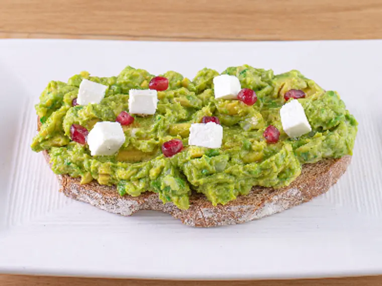 Crushed avocado toast